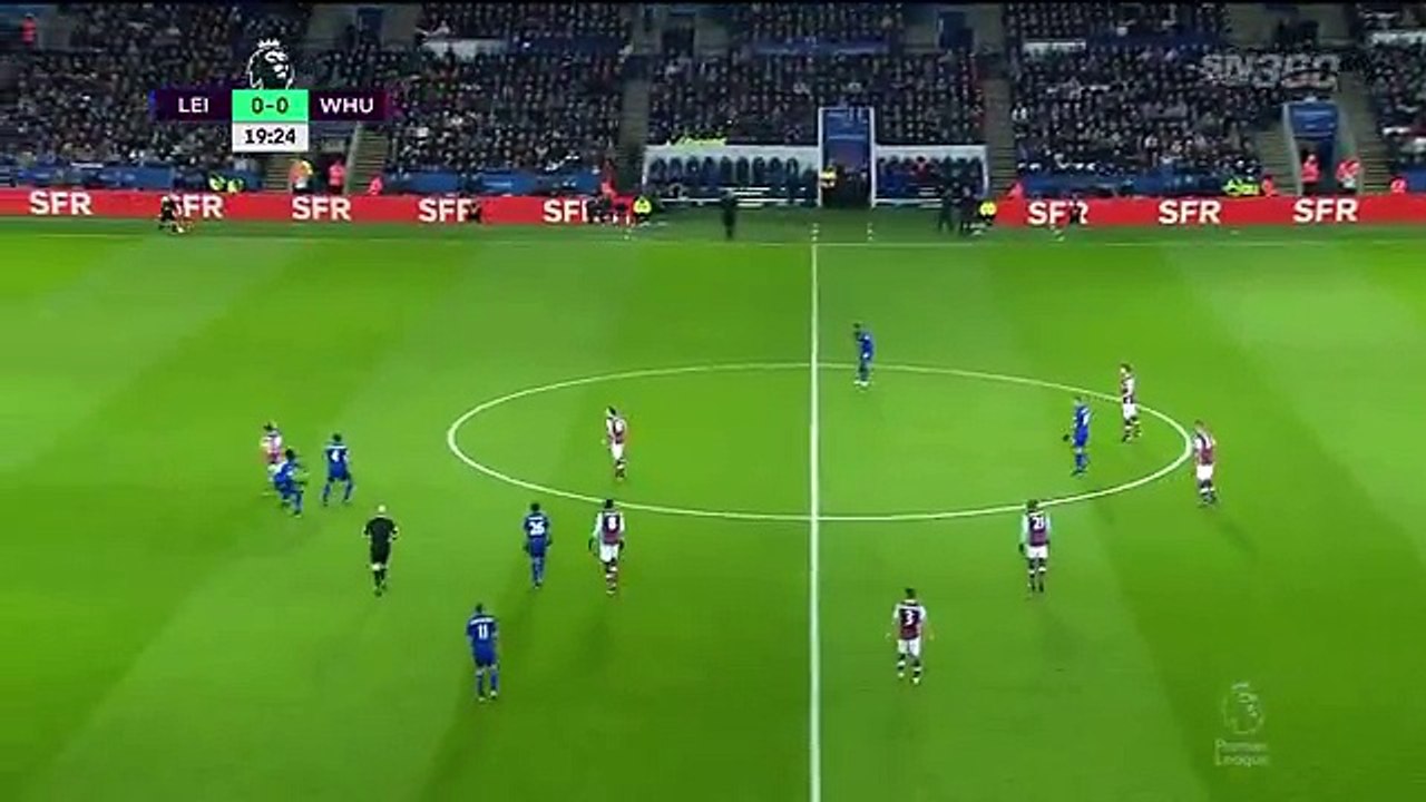 But de Islam Slimani Contre West Ham - Leicester City 1-0 West Ham - 31.12.2016