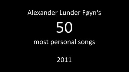 50 favorite tracks found during 2011