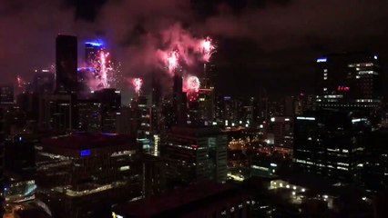 happy new year eve 2017 in Malbourne Australia-gr8 fireworks