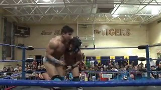Johnny Gargano Kicks Ethan Carter III In The Face - Absolute Intense Wrestling