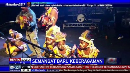 Detik-detik Malam Tahun Baru di Indonesia Timur