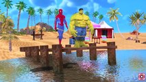 Hulk Spiderman Loses His Face Becomes Gorilla Dinosaur Finger Family Plus More Nursery Rhymes