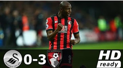 Bournemouth Dominates Swansea City with 3-0 Victory | Goals & Highlights (Dec 31, 2016) - thumbnail