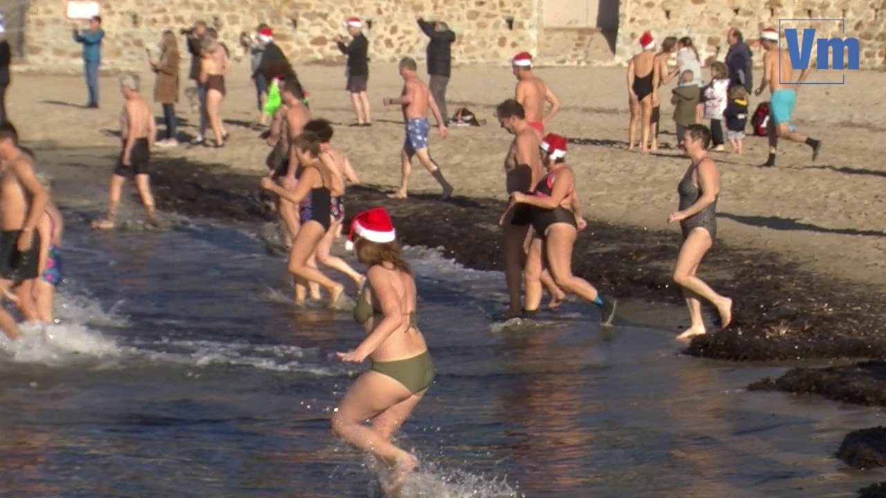 Dernier bain de l'année au Pradet