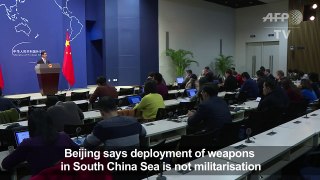 China says weapons in S. China Sea not militarisation-hy7UdIiFVQA