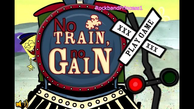Spongebob Squarepants Spongebobs No Train No Gain Game Spongebob Games