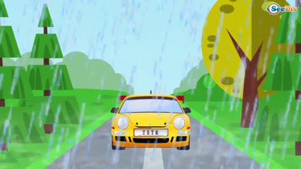 The Police Car rescues the Little Car - World of Cars - Cars & Trucks for Kids