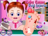 NEW Игры для детей new—Бэби Эмма ноги болят—Мультик Онлайн видео игры для девочек