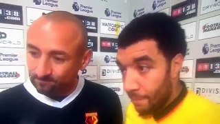 Troy Deeney post Match interview vs crystal palace 1 1 Watford ☺