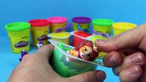 Play Doh Yoghurt Tubs Surprise Toys Daisy Duck Palace Pets Doc McStuffins characters Hallie Stuffy