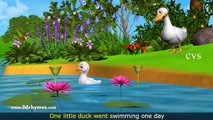 Five Little Ducks Went Out One Day 3D Animation Five Little Ducks Nursery Rhyme for children
