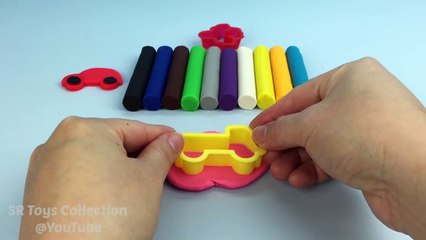 Play Dough Modelling Clay with Car Truck and Airplane Molds Fun Creative for Kids