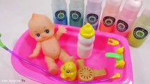 Doctor Slime Syringe Real Play Baby Doll - Baby Doll Bubble Bath Time, Learn Colors