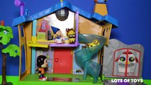 Minions Cro, Bob, Princess Agness Visit Julius Jr Playhouse Toy Review
