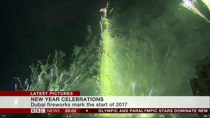2017's biggest welcome yet? Happy new year, Dubai!