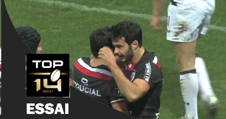 TOP 14 ‐ Essai Arthur BONNEVAL (ST) – Toulouse-Clermont – J15 – Saison 2016/2017