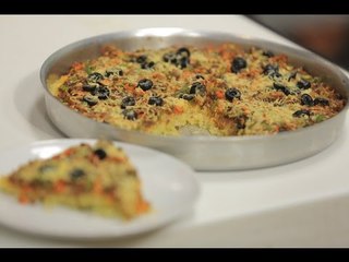 بيتزا الارز | نجلاء الشرشابي