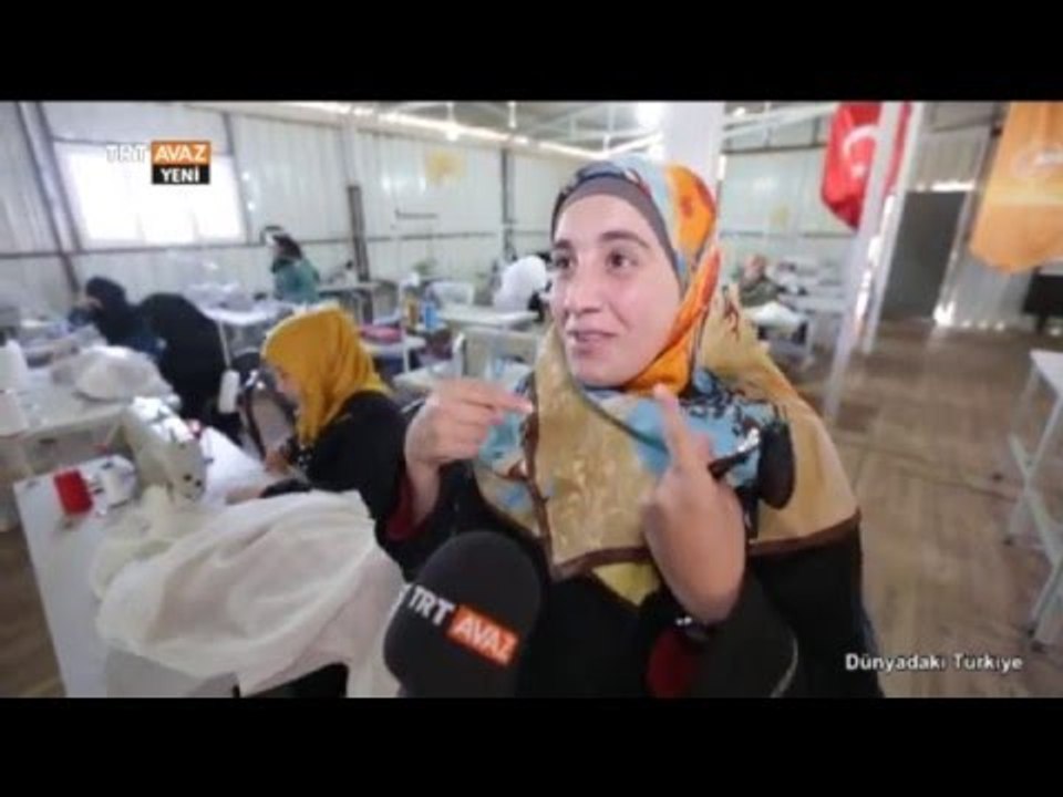 Gaziantep Nizip Çadır Kentte Biçki Dikiş Kursu - Dünyadaki Türkiye - TRT Avaz