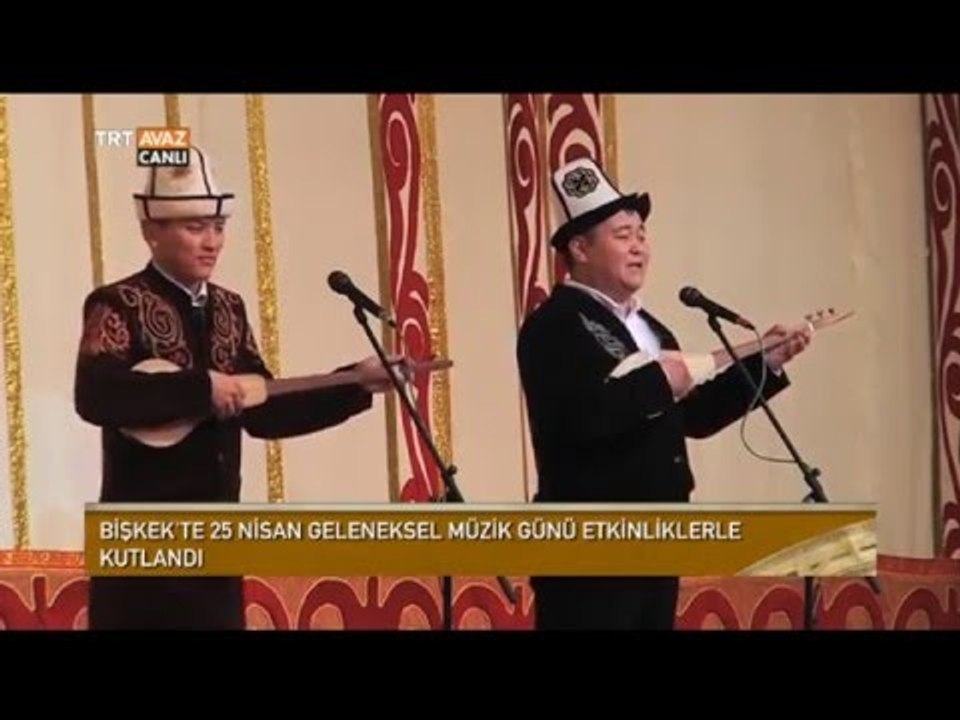 Kırgızistan Bişkek'te 25 Nisan Geleneksel Müzik Günü Kutlamaları - Devrialem - TRT Avaz