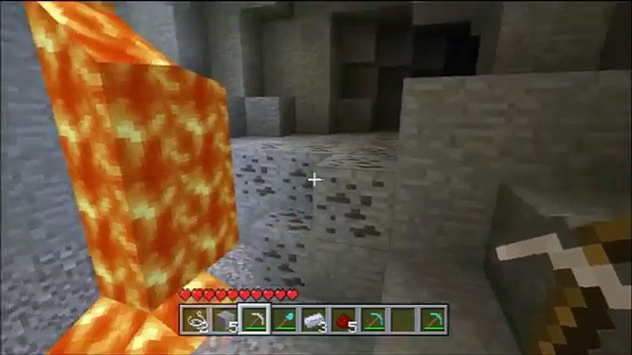 Minecraft for Xbox 360 #67 - Exploring Caves, Mining Lapiz Lazuli