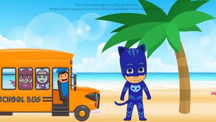 Masha And The Bear cry Romeo took School Bus wheel PJ Masks Owlette