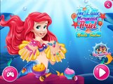 Ariel Nails Salon - Disney The Little Mermaid Games for Beautiful Kids 2016 HD