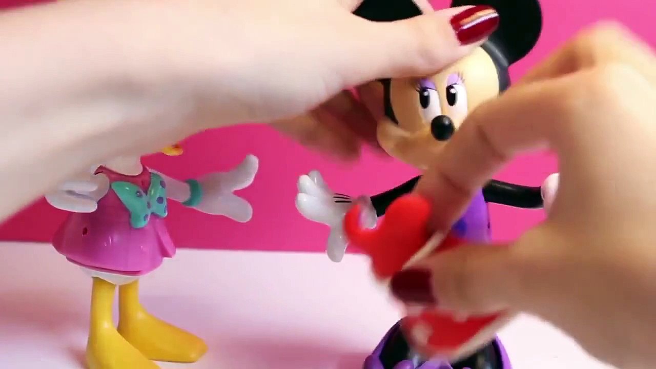MINNIE MOUSE BOWTIQUE AND DAISY DUCK PLAY DOH SNOWMAN DIY How to Make Snowman