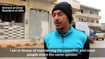 Syria - Idlib residents react to the nationwide ceasefire-aS4RdOEPTeU