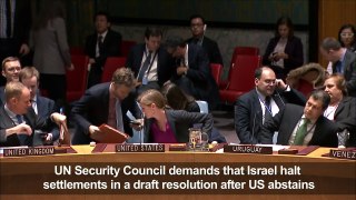 UN demands end to Israeli settlements after US abstains-r4s2702tyTc