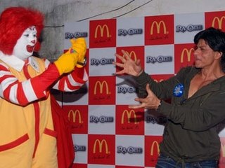 Shah Rukh Khan launches 'RA. One McDonalds Happy Meal'
