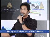 Shreyas Talpade gushes about the 'Cycle To Recycle' Initiative