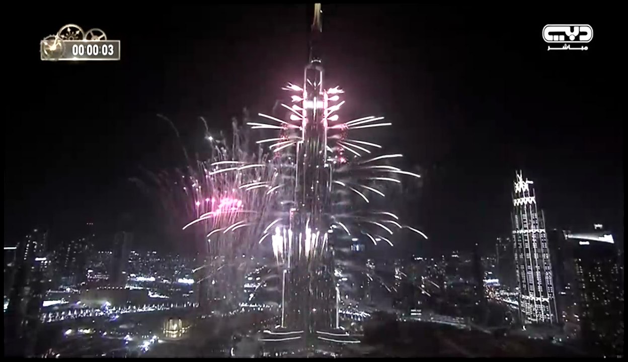 dubai firework 2017