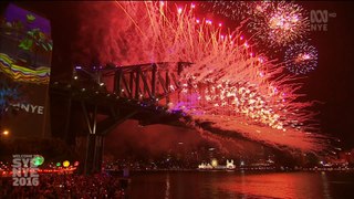 2016 DEC 31 - NYE Fireworks MIDNIGHT - Sydney AUSTRALIA [HD 1080]