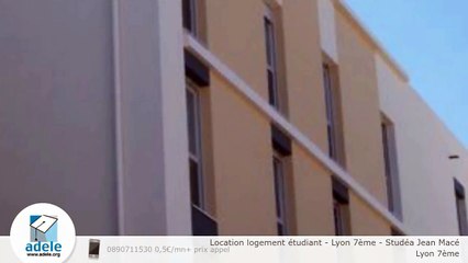 Location logement étudiant - Lyon 7ème - Studéa Jean Macé