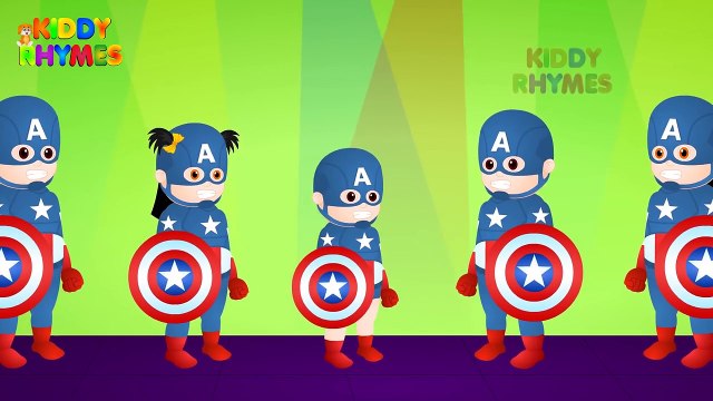 Finger Family Collection | Captain America Finger Family (Captain America vs King) Finger Family