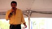Cody Slaughter thanks Elvis Presley and introduces JJ Elvis to the tent crowd Elvis Week 2016