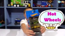 Hot Wheels Sport Cars. Video for kids – unboxing toys trucks. Cars Toys Review Episode 16