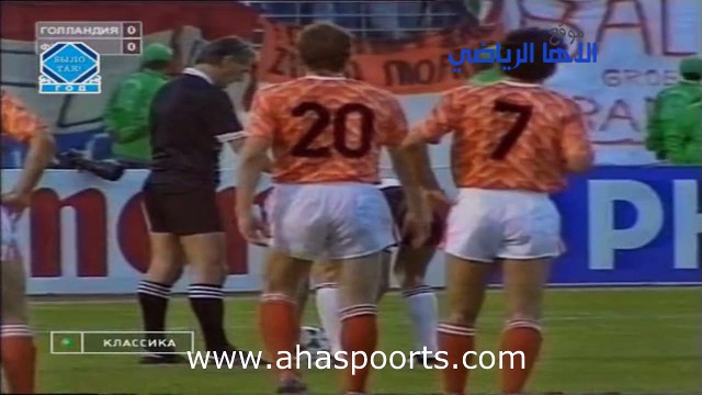 اهداف مباراة هولندا و المانيا 2-1 نصف نهائي يورو 1988