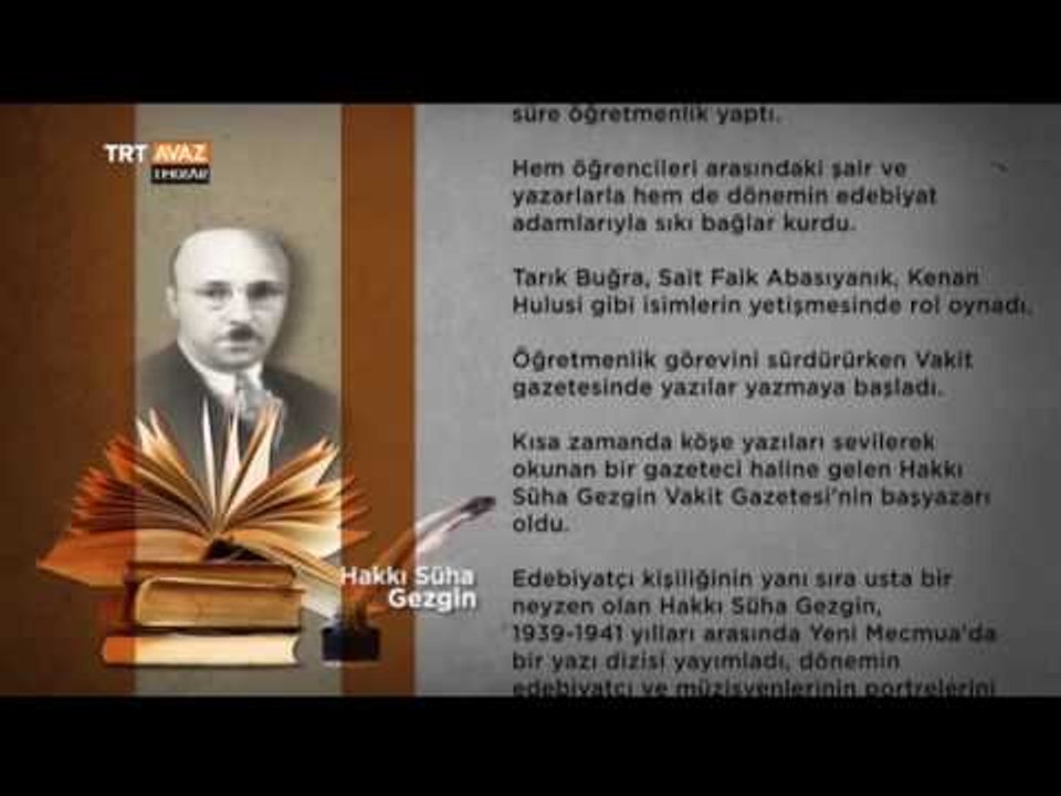 Hakkı Süha Gezgin'in Hayatı - Devrialem - TRT Avaz