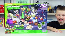 HUGE Teenage Mutant Ninja Turtles Advent Calendar Surprise Toys TMNT Christmas Toys Kinder Playtime