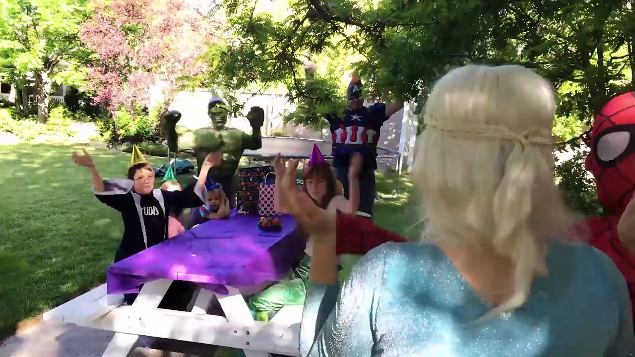 Frozen Elsa, Spiderman, Hulk and Maleficent vs Ghost Prank Funny Superhero Kids In Real Life In 4K