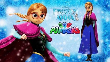 PJ Masks Amaya (Owlette) - Disney Frozen Anna, Elsa and Moana Magical Transformation