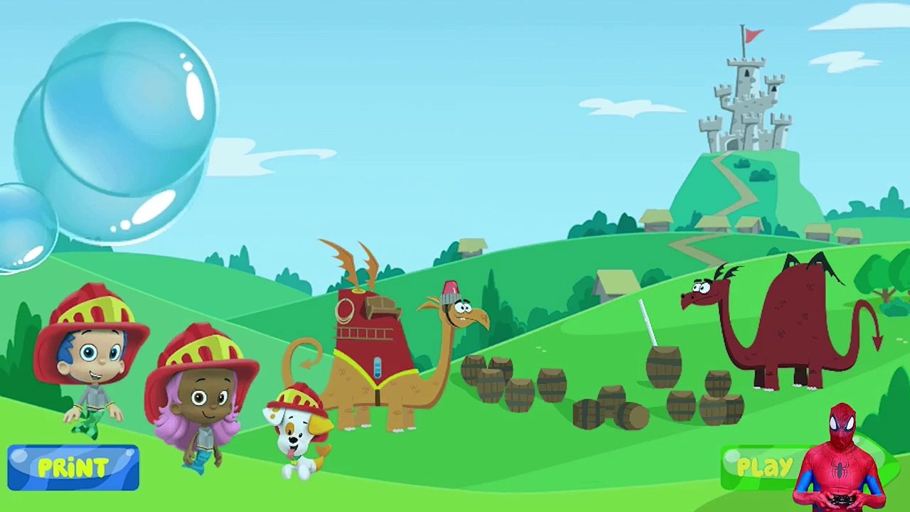 Bubble Guppies vs Dora the Explorer vs Blaze Monster Machines vs Umizoomi Spiderman Walkthrough Full