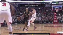 Milwaukee Bucks vs Chicago Bulls - Giannis Antetokounmpo alley oop dunk 01-01-2017 (HD)