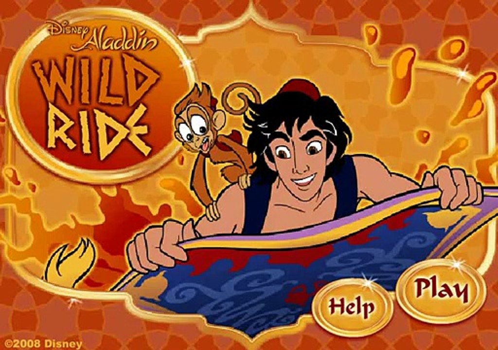 DISNEY ALADDIN GAME - ALADDIN PASEO SALVAJE - ALADDIN - WILD RIDE - JUEGO DISNEY