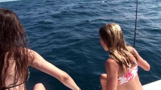 Two Girls Jump Into Shark Infested Waters - New Video 2017