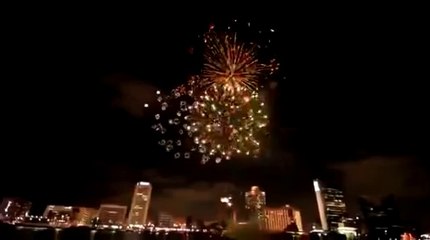 2017 Midnigt Fireworks New York, USA New Year's Eve Full Show HD