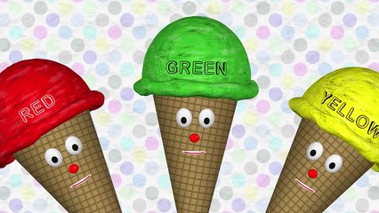 Ice Cream Scoops Teach Colors