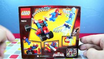 Spiderman Legos Marvel Super Heroes Spider Trike VS Electro Lego Time Lapse