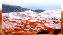 Algérie - Il a Neigé sur le Sahara pour la première fois depuis 37 ans. - YouTube